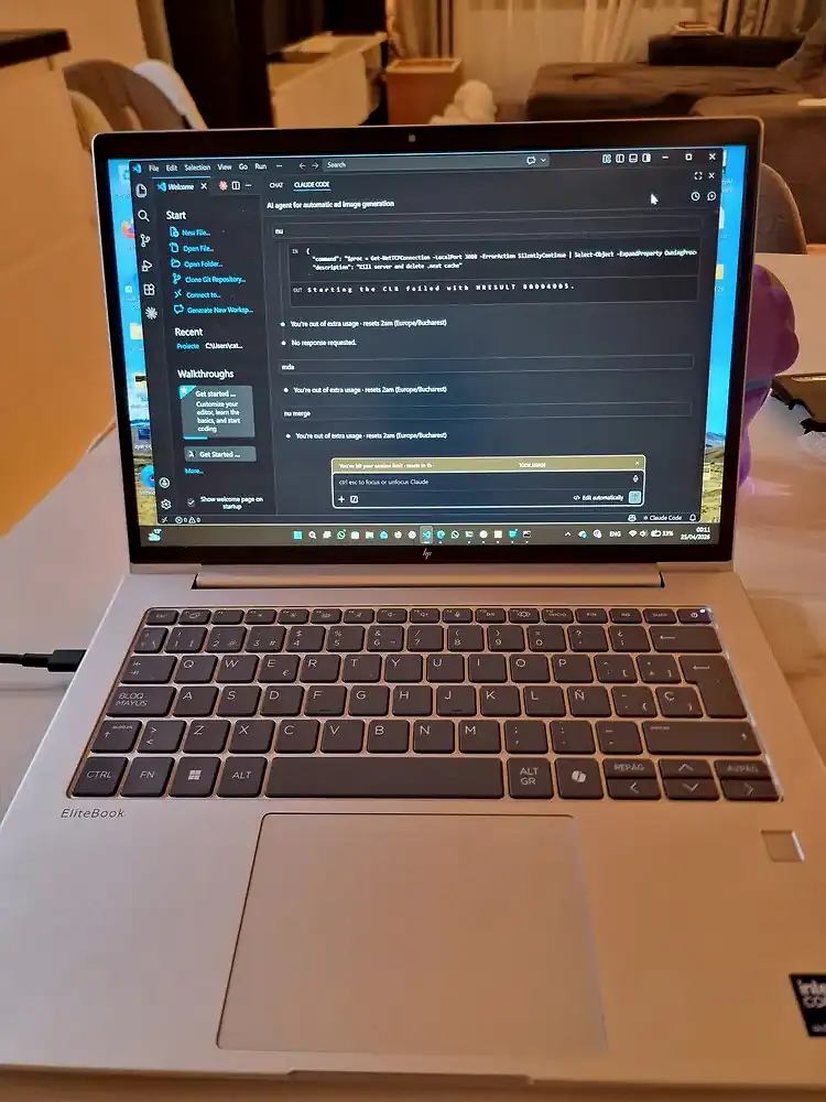 Laptop HP EliteBook Argintiu